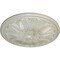 Ekena Millwork Bordeaux Ceiling Medallion (Fits Canopies up to 3 1/4"), Hnd-Painted Flash Blue, 22 5/8"OD x 1 3/4"P CM22BOFBS - alternate 4